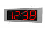 GigaClock 4-200-Z-XB-4-EXT industrial clock 4pcs 200mm green digit, extra brightness, RS485 outdoor enclosure